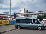 Бесплатный автобус Genser в пункт аренды автомобилей АрендаАвто-злт на ул.Добролюбова